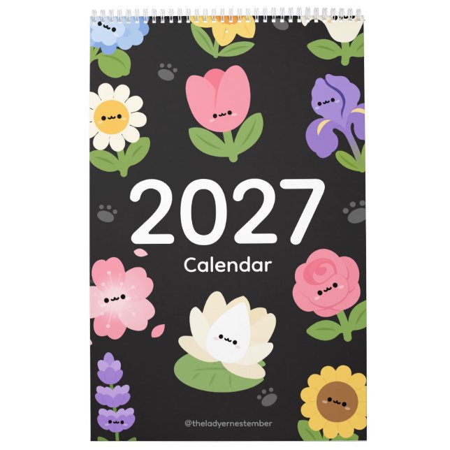 2027 Calendar Flower (Cover)