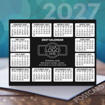 2027 Calendar with logo Contact Information