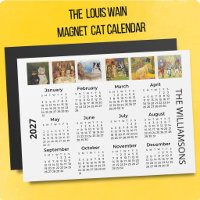 2027 Cats of Louis Wain Magnet Calendar