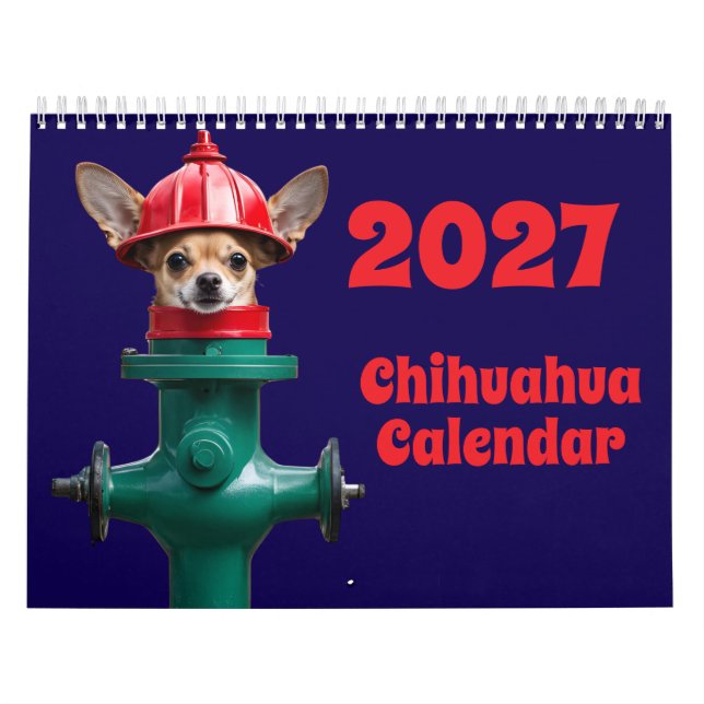 2027 Chihuahua Dog Calendar (Cover)