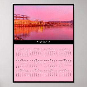 2027 Conowingo Wall Calendar - Golden Sunrise Poster