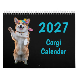2027 Corgi Dog Calendar