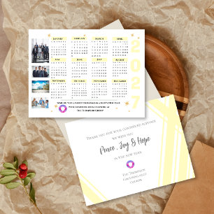 2027 Corporate Business Photo Logo Postcard