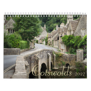 2027 Cotswolds towns photography Calendar