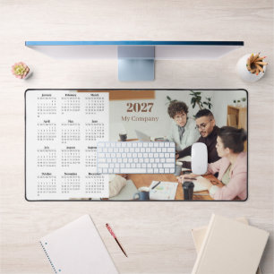 2027 Custom Business Calendar Large Mouse Pad