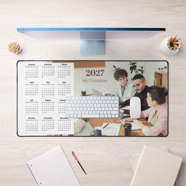 2027 Custom Business Calendar Large Mouse Pad (Office 1)