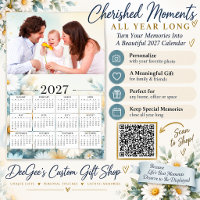 2027 Custom Family Photo Wall Calendar Poster