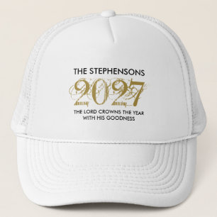 2027 Custom Family Reunion Christian New Year Trucker Hat