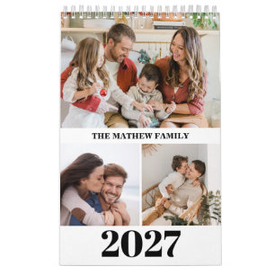 2027 Custom Photo Calendar Simple Create Your Own