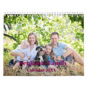 2027 Custom Photo Create Your Own Family Calendar