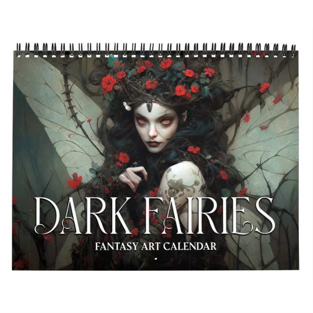 2027 Dark Fairies Fantasy Art Calendar (Cover)