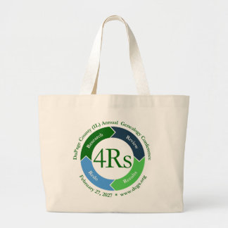 2027 DCGS Conference Logo Large Tote Bag