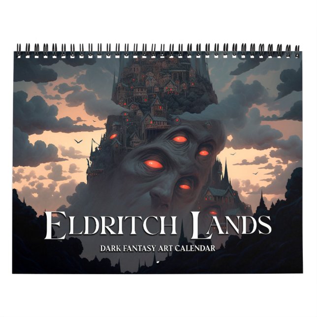 2027 Eldritch Lands 6 Dark Fantasy Horror Art Calendar (Cover)