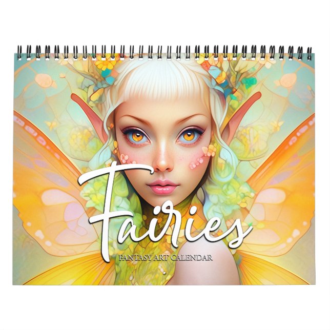 2027 Fairies Fantasy Art Calendar (Cover)