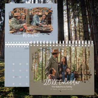 2027 Family Photo Minimal Elegant Inpiration Calendar