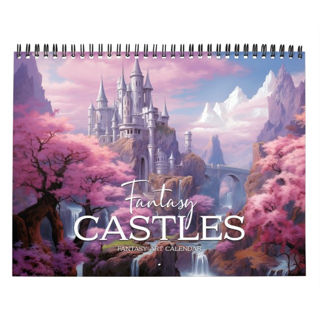 2027 Fantasy Castles 3 Art Calendar (Cover)