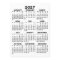 2027 Full Year View Calendar - Basic Minimal Card