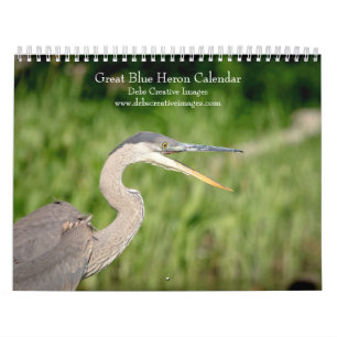 2027 Great Blue Herons Wetland Wildlife Calendar