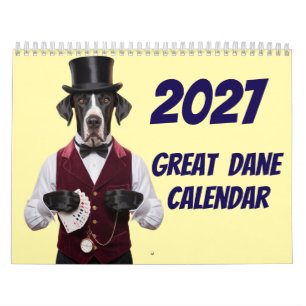 2027 Great Dane Dog Calendar