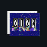 2027 Happy New Year Odometer Postcard<br><div class="desc">* Send a quick New Years Hello to family and friends. * This postcard is just the right size for short 'New Years Wishes. * Use for party invitations or for New Years Party Thank You Notes, too! * To the back of postcard, add a photo or have your personal...</div>
