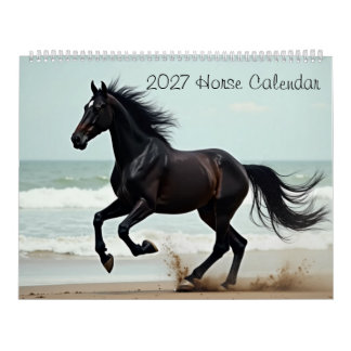 2027 Horse Calendar, Horse Calendar