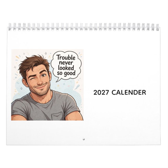 2027 HUNK CALENDER CALENDAR (Cover)