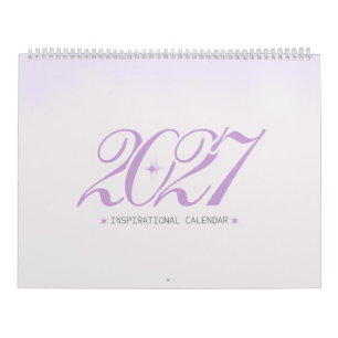2027 Inspirational Motivational Encouraging Quote Calendar