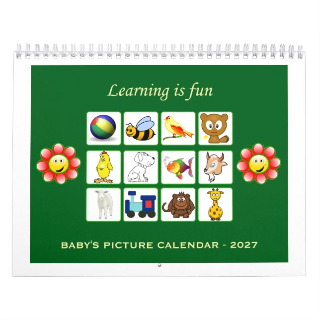 2027- Kids Calendar (Pictures) (Cover)