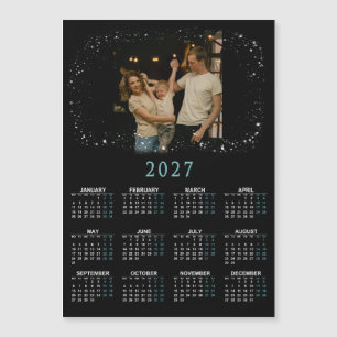 2027 magnetic calendar with photos of family