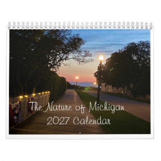 2027 Michigan Calendar | Scenic Photography