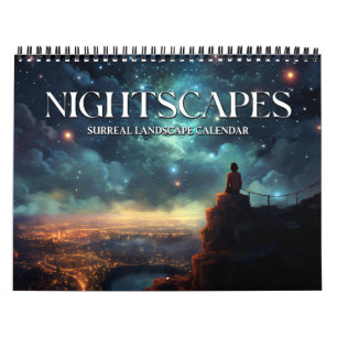2027 Nightscapes 4 Surreal Space Landscape Art Calendar