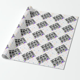 2027 Odometer Happy New Year Wrapping Paper