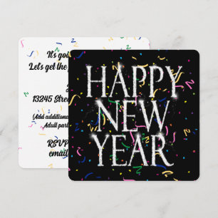 2027 Odometer New Years Party Invitation