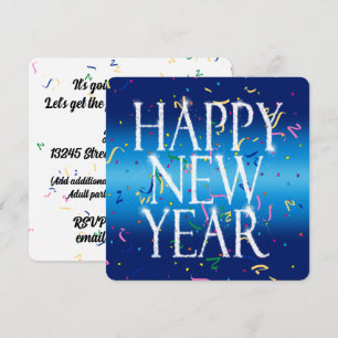 2027 Odometer New Years Party Invitation