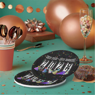 2027 Odometer New Years Party Paper Plate