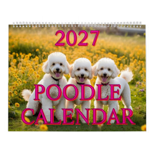 2027 POODLE CALENDAR