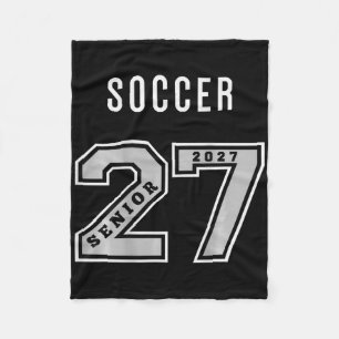 2027 Senior Soccer (on Ck) Team Gift - 27 Seniors  Fleece Blanket
