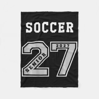 2027 Senior Soccer (on Ck) Team Gift - 27 Seniors  Fleece Blanket