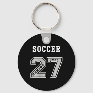 2027 Senior Soccer (on Ck) Team Gift - 27 Seniors Key Ring