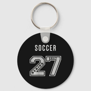 2027 Senior Soccer (on Ck) Team Gift - 27 Seniors Key Ring