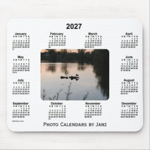 2027 Sunset Photo Calendar by Janz Mouse Pad
