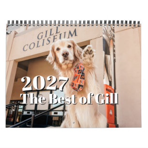 2027 The Best of Gill Golden Retriever Calendar
