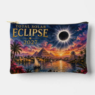 2027 Total Solar Eclipse Egypt Accessory Pouch