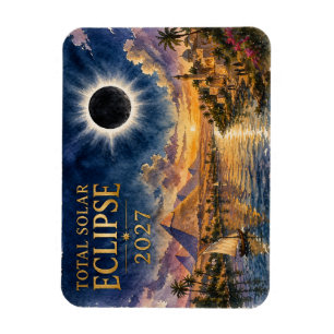 2027 Total Solar Eclipse Egypt Magnet