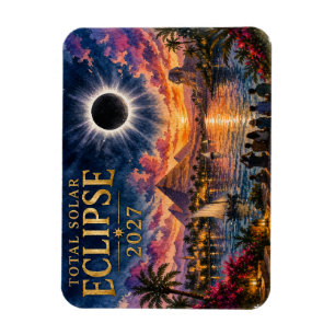 2027 Total Solar Eclipse Egypt Magnet