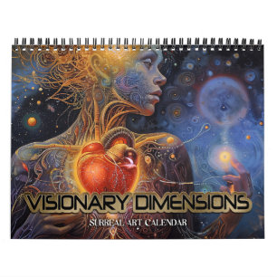 2027 Visionary Dimensions 9 Surreal Art Calendar