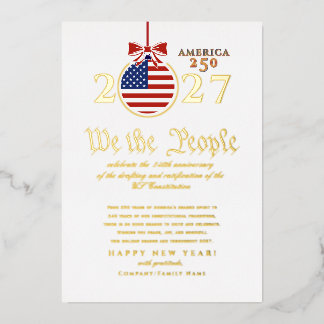 2027 "We the People" US Constitution America 250