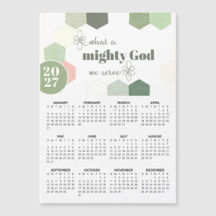 2027 What a Mighty God Geometric Magnetic Calendar