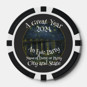 2038 Vacation Tour Party Family Reunion Matching Poker Chips