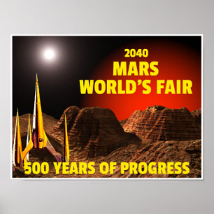 2040 Mar's World's Fair Poster
